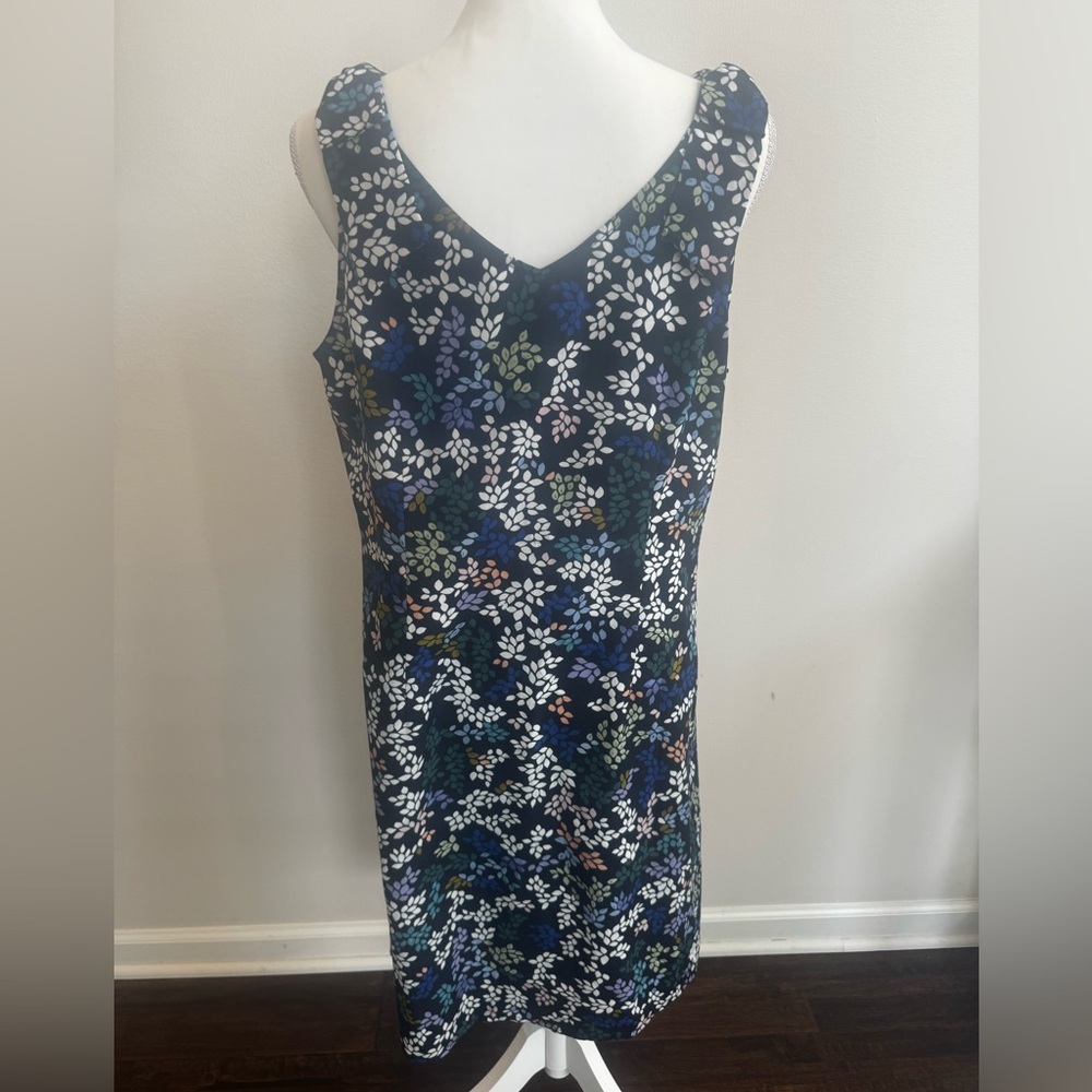 CAbi Cinco Blue Floral Mini Shift Dress - Picture 3 of 7